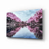Pink Landscape Glass Wall Art by Insigneart USA