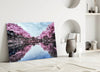 Pink Landscape Glass Wall Art by Insigneart USA