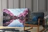 Pink Landscape Glass Wall Art by Insigneart USA