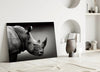 Rhino Glass Wall Art by Insigneart USA