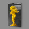 Yellow Smoke Glass Wall Art by Insigneart USA