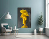 Yellow Smoke Glass Wall Art by Insigneart USA