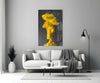 Yellow Smoke Glass Wall Art by Insigneart USA