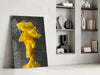 Yellow Smoke Glass Wall Art by Insigneart USA