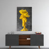 Yellow Smoke Glass Wall Art by Insigneart USA