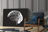 Brain Glass Wall Art by Insigneart USA
