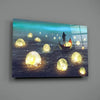 Moon Collector Glass Wall Art by Insigneart USA