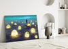 Moon Collector Glass Wall Art by Insigneart USA