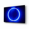 Blue Ring Glass Wall Art by Insigneart USA
