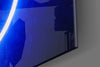 Blue Ring Glass Wall Art by Insigneart USA