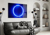 Blue Ring Glass Wall Art by Insigneart USA