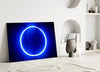 Blue Ring Glass Wall Art by Insigneart USA