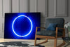 Blue Ring Glass Wall Art by Insigneart USA
