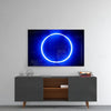 Blue Ring Glass Wall Art by Insigneart USA