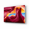 Red Valley Glass Wall Art by Insigneart USA