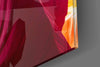 Red Valley Glass Wall Art by Insigneart USA