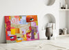 Modern Patchwork Glass Wall Art by Insigneart USA