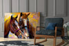 Horses Glass Wall Art by Insigneart USA