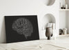 Brain Glass Wall Art by Insigneart USA