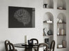 Brain Glass Wall Art by Insigneart USA