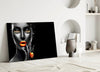 The Power of Orange Glass Wall Art by Insigneart USA