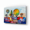 Abstract City Glass Wall Art by Insigneart USA