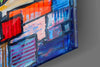 Abstract City Glass Wall Art by Insigneart USA