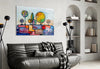 Abstract City Glass Wall Art by Insigneart USA