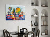 Abstract City Glass Wall Art by Insigneart USA