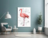 Flamingo Glass Wall Art by Insigneart USA