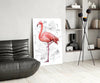 Flamingo Glass Wall Art by Insigneart USA