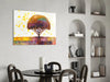 Colorful Tree Glass Wall Art by Insigneart USA
