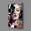 Abstract Woman Portrait Glass Wall Art by Insigneart USA