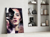 Abstract Woman Portrait Glass Wall Art by Insigneart USA