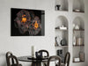 Brown Flower Glass Wall Art by Insigneart USA
