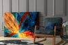 Fractal Flower Glass Wall Art by Insigneart USA