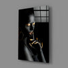 Silent Woman Glass Wall Art by Insigneart USA