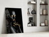 Silent Woman Glass Wall Art by Insigneart USA