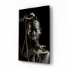 Gold Woman Glass Wall Art by Insigneart USA