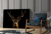 Deer Glass Wall Art by Insigneart USA