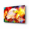 Colorful Eagle Glass Wall Art by Insigneart USA