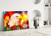 Colorful Eagle Glass Wall Art by Insigneart USA