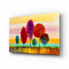 Colorful Trees Glass Wall Art by Insigneart USA