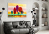 Colorful Trees Glass Wall Art by Insigneart USA