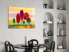 Colorful Trees Glass Wall Art by Insigneart USA