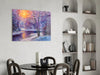 Glass Wall Art on a Winter's Day by Insigneart USA
