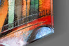 Colorful Houses Glass Wall Art by Insigneart USA
