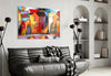 Colorful Houses Glass Wall Art by Insigneart USA