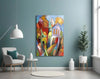 Colorful Houses Glass Wall Art by Insigneart USA