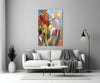 Colorful Houses Glass Wall Art by Insigneart USA